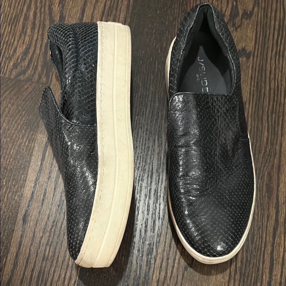JSlides Textured Slip-On Sneakers